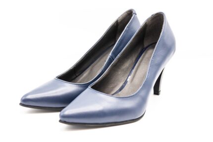 Pantofi femei, piele naturala, BRA103BLU Femei